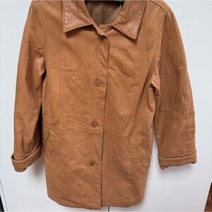 Women's Tan Leather Jacket